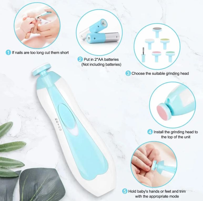 Electric nail file for babies