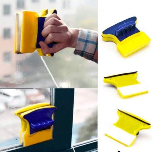 Limpia Vidrios Magnetico Doble Cara