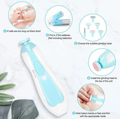Electric nail file for babies